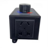 Elektroninis įtampos reguliatorius greičio valdiklis 4000W varikliui ir elektriniam šildymo ventiliatoriui, reguliuojamas bepakopis temperatūros valdymas ir pritemdymas (220V) Gray Standard 220V Display