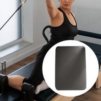 Pilates Reformer Headrest Pillow Wood PU Leather Sponge Non Slip Compact Yoga Pilates Accessories for Beginners juoda