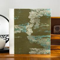 Qinghe audinio viršelis lipnus nuotraukų albumas, didelės talpos „pasidaryk pats“ atminimo saugojimo knyga Large 50 pages [Excludes photo printing]