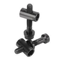 2Pcs RISK Bike Seatpost Screw Titanium Alloy M5x30mm Balance Seat Post Seat Tube Fixing Screw Black juoda