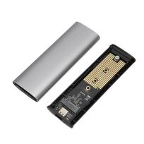 M.2 NVME SATA SSD Korpuso Adapteris USB 3.2 Gen 2 10Gbps Palaiko UASP Aliuminio Lydinys PCIE NGFF SSD 2230 2242 2260 pilka spalva