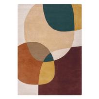 Rankų darbo violetinės spalvos iš vilnos kilimas 160x230 cm Glow Purple Multi – Flair Rugs