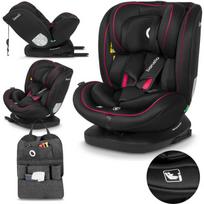 Pasukama automobilinė kėdutė vaikams Lionelo Bastiaan i-Size Black Grey ISOFIX, 0-36 kg, 40–150 cm, juoda/raudona