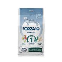 FORZA10 Monodiet Mini Adult su elniena ir bulvėmis, šunims sausas pašaras, 1.5 kg