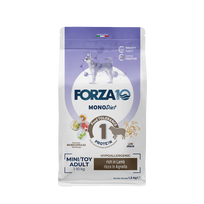 FORZA10 Monodiet Mini/Toy Adult su ėriena, šunims sausas pašaras, 1.5 kg