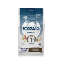 FORZA10 MonoDiet Medium Adult su ėriena, šunims sausas pašaras, 1.5 kg