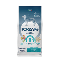 FORZA10 MonoDiet Medium Adult, su žuvimi, šunims sausas pašaras, 12 kg