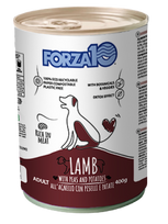 FORZA10 MAINTENANCE, ėriena su žirniais ir bulvėmis, šunims šlapias maistas, 400 g