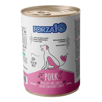 FORZA10 MAINTENANCE, kiauliena su avižomis ir morkomis, šunims šlapias maistas, 400 g