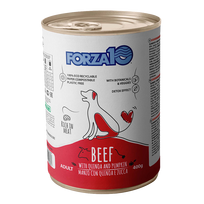 FORZA10 MAINTENANCE, jautiena su bolivinėmis balandomis ir moliūgu, šunims šlapias maistas, 400 g
