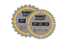 Pjovimo diskas medienai DeWalt DT90270-QZ; 165x20 mm; 2 vnt.
