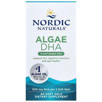 Nordic Naturals Dumblių DHA (Omega-3 iš dumblių) 500 mg - 60 kapsulių
