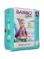 Bambo nature sauskelnės, 4 dydis/L, 7-14kg, 24 vnt.
