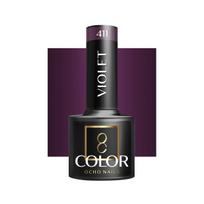 OCHO NAILS hibridinis nagų lakas VIOLET 411, 5 g