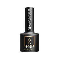 OCHO NAILS viršutinis nagų lako sluoksnis be lipnumo DIAMONDS TOP NO WIPE 110, 5 g