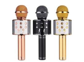 Bluetooth karaoke mikrofonas su LED apšvietimu