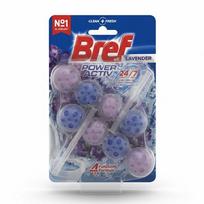 WC valiklis - gaiviklis BREF POWER ACTIV LAVENDER, 2 vnt. x 50 g