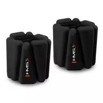 SNK01 BLACK SILICONE EXERCISE WEIGHTS FOR ANKLE AND WRIST HMS