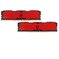 Goodram IRDM X Red, DDR4, 16GB, 3200MHz, CL16, Kit of 2 IR-XR3200D464L16SA/16GDC