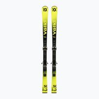 Kalnų slidės Völkl Racetiger SC Yellow + apkaustai VMotion 10 GW Black