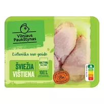 Viščiukų broilerių blauzdelės be sąnario užauginta be antibiotikų, 500 g