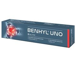 Injekcinis tirpalas užpildytam švirkšte BENHYL UNO, 60 mg, 3ml (Dabar -4%)