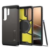 SPIGEN TOUGH ARMOR case, compatible with MagSafe, for SAMSUNG Galaxy S25 Ultra, gunmetal