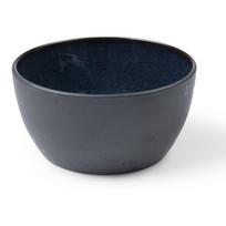 Juodos spalvos/mėlynos spalvos iš akmens masės mažas dubuo 600 ml Gastro Dark Blue/Black – Bitz