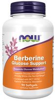 NOW Foods Berberine 400mg su MCT aliejumi maisto papildas, 90 minkštųjų kapsulių