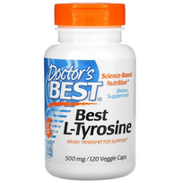 Doctor's Best L-Tyrosine 500 mg 120 vcaps