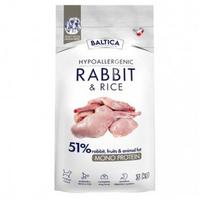BALTICA Nutraceutic Hypoallergenic M Rabbit with rice - sausas maistas šunims - 3kg