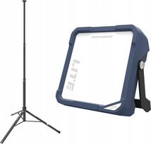 Scangrip komplekts: neskaidri apgaismojoša LED lampa Vega Lite 6000 lm 03.5453 + statīvs 2 m 03.5685 | SG490536 | 5708997905364