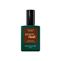 MANUCURIST_Green Flash Led Gel Nail Lacquer Chestnut nagų lakas 15 ml