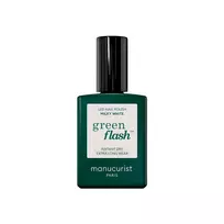 MANUCURIST_Green Flash Led Gel Nail Lacquer Milky White nagų lakas 15 ml