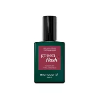 MANUCURIST_Green Flash Led Gel Nail Lacquer nagų lakas Victoria Plum 15 ml