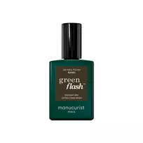MANUCURIST_Green Flash Led Gel Nail Lacquer Khaki nagų lakas 15 ml
