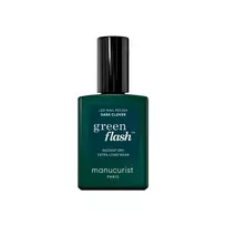 MANUCURIST_Green Flash Led Gel Nail Lacquer nagų lakas Dark Clover 15 ml