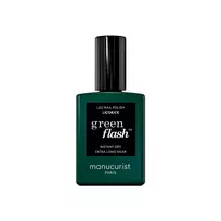 MANUCURIST_Green Flash Led Gel Nail Lacquer Licorice nagų lakas 15 ml