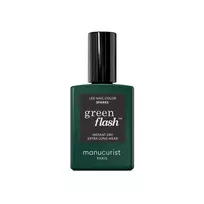 MANUCURIST_Green Flash Led Gel Nail Lacquer nagų lakas Sparks 15ml