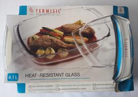 Termisil stiklinis kepimo indas su dangčiu 4,1l