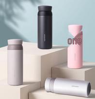 LOCK&LOCK LHC4212 316 nerūdijančio plieno termoso buteliukas, 450 ml gray