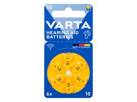 10 VARTA klausos aparato baterijų, 6 vnt.