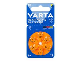 13 VARTA klausos aparato baterijų, 6 vnt.