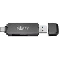 Goobay memory card reader 2in1 microSD/SD USB 3.0/USB-C 58261