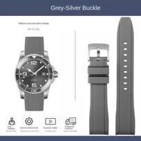 Guminis silikoninis dirželis Citizen Tissot Seiko Rolex laikrodžiams su lenktu galu, sportinis, vandeniui atsparus, oranžinis apyrankės dirželis 18/19/20/21/22 mm 19mm