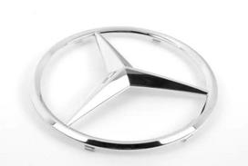 "Mercedes-Benz W117" priekinės grotelės chromuotas žvaigždės ženkliukas originalus A0008171016