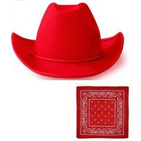 Children's coffee hemmed cowboy hat square towel set, brown dick cowboy hat