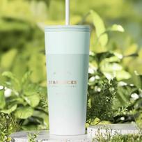 Starbucks Stainless Steel Straw Tumbler 473ml white