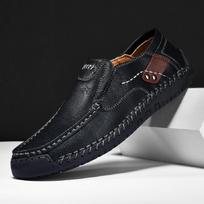Spring/Summer Large Size Men's Loafer: Casual & Comfortable Driving Shoes 41 juoda