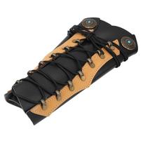 G63 Odinis Lanko Šaudymo Rankos Apsauga Apsauginis Įtvaras Šaudymui Medžioklei Lanko Šaudymo Rodyklės Lanko Reikmenys ĮrangaRuda ruda